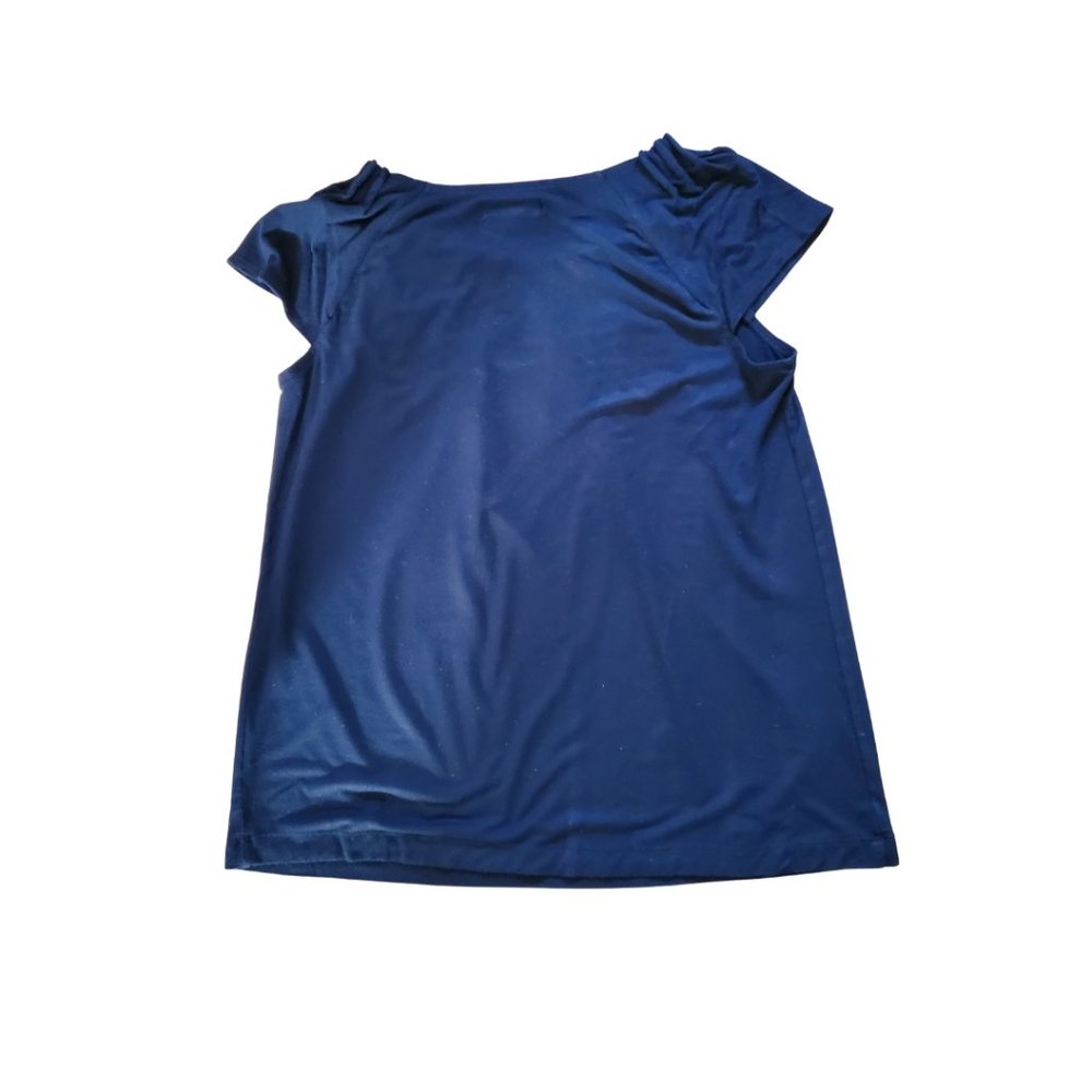 Cable & Gauge Cap Sleeve Black Top - Picture 2 of 4